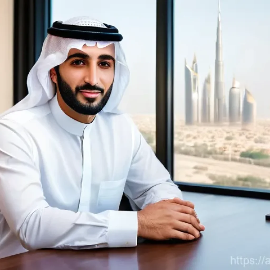 법무사 업무 중 고객 상담 사례 - **Prompt:** A sophisticated, warm, and professional image of an Arab male legal consultant, mid-30s ...