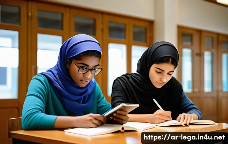 법무사 준비생 커뮤니티 추천 - **Prompt 1: Collaborative Legal Study Session**
    "A group of diverse university law students in t...